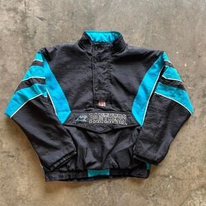 Vintage 90s Carolina Panthers NFL starter puffer jacket Size large